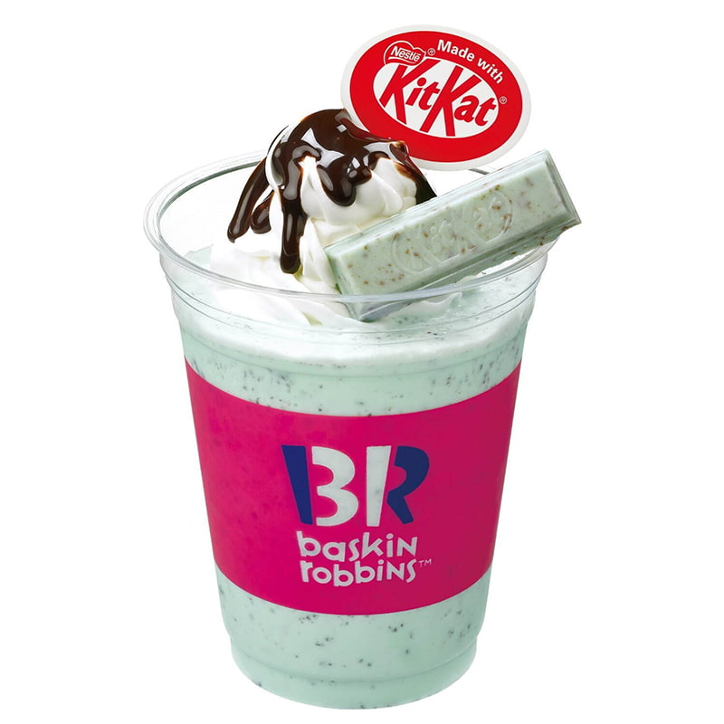 Une glace Baskin Robbins en collaboration avec KitKat Japon