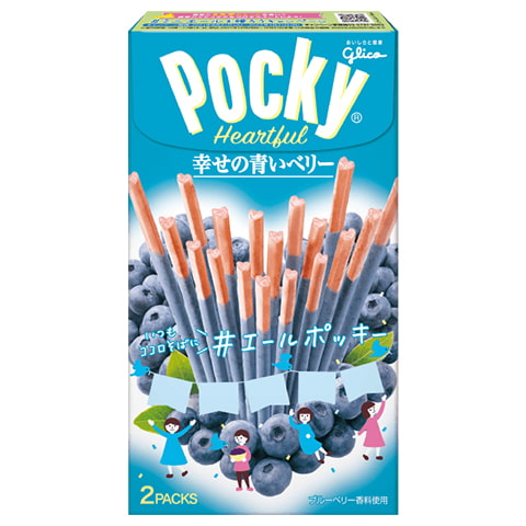 Pocky blueberry flavor