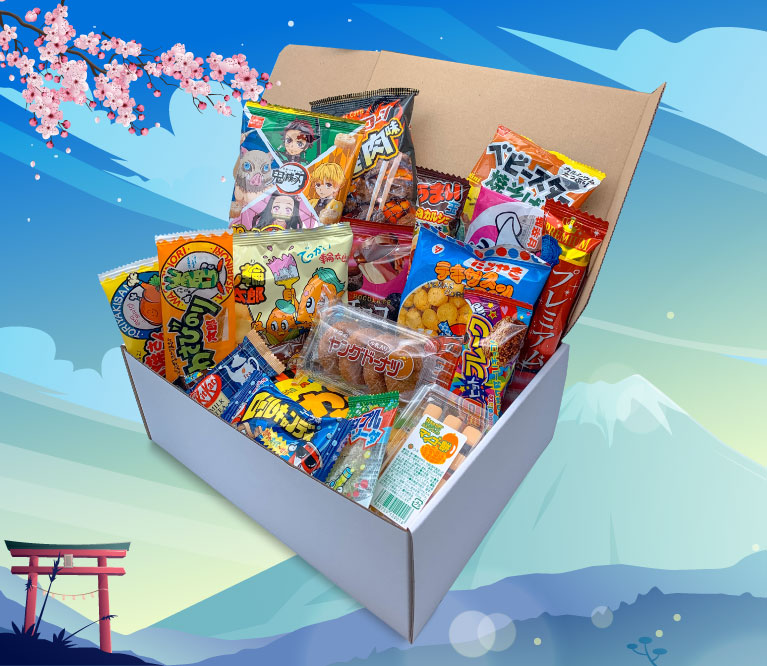 Découvrez le Japon avec les box japonaises de Tokyo Snack Box, pleines de friandises et snacks japonais