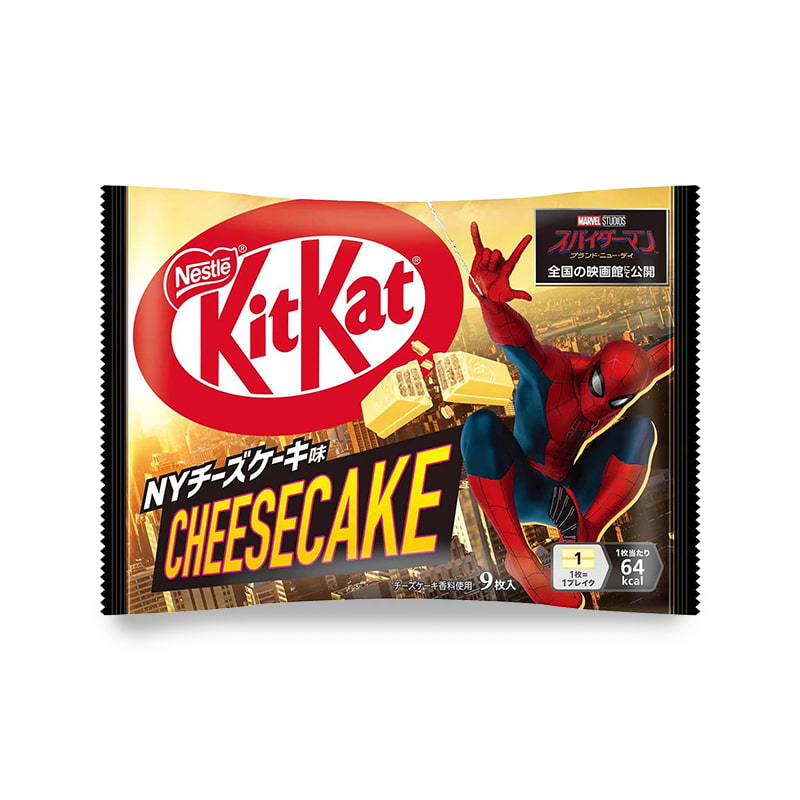 Japanese KitKat Spider-Man New York Cheesecake Limited Edition