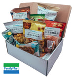 Box Family Mart par Tokyo Snack Box: sélection de douceurs japonaises, chips uniques et snacks exclusifs des supérettes Family Mart.