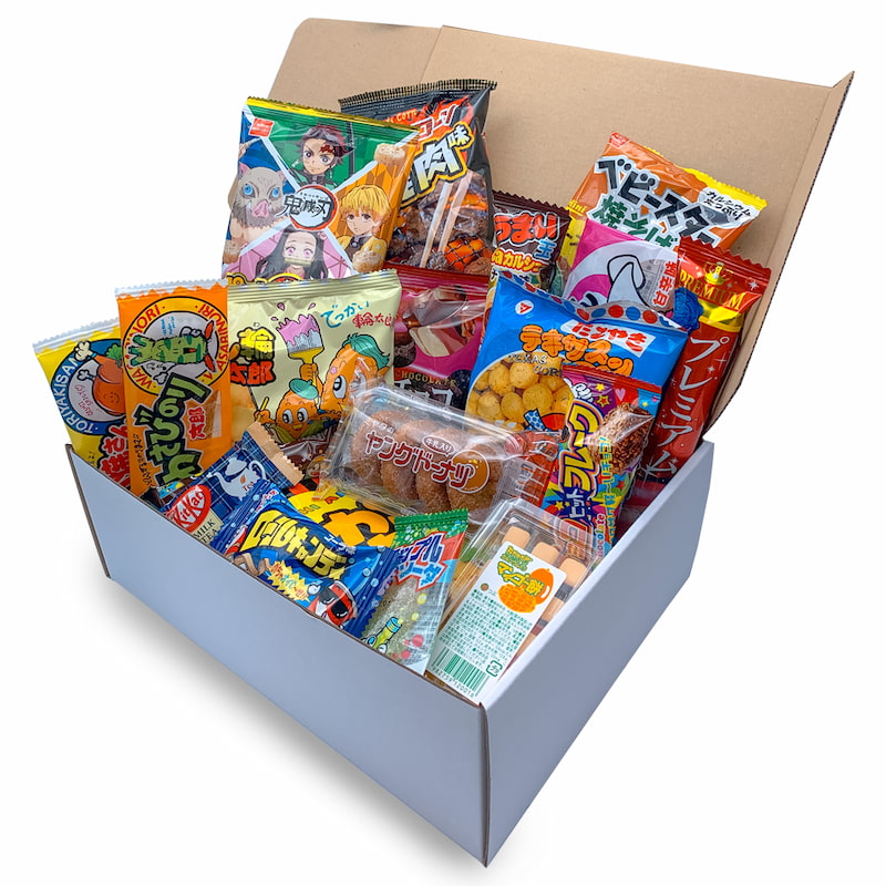 Box cadeau 25 snacks japonais populaires