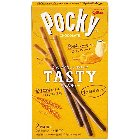 Pocky Tasty, goût beurre et bretzel vendu par Tokyo Snack Box
